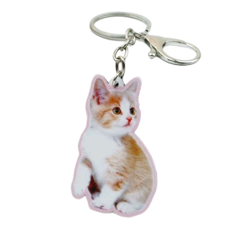 Kitten Charm Keychain - Picture 2 of 4